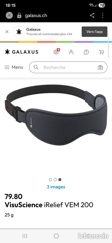 Masque chauffant pour les yeux (image 2)