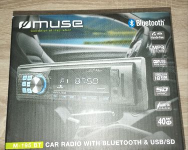 Auto radio MUSE BLUETOOTH M-195BT