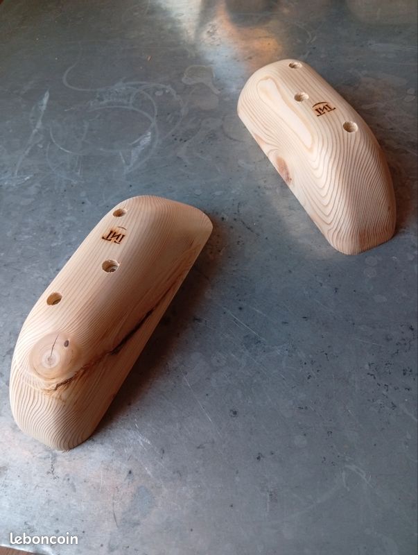 Paire de prises d'escalade en bois, mélèze (image 3)