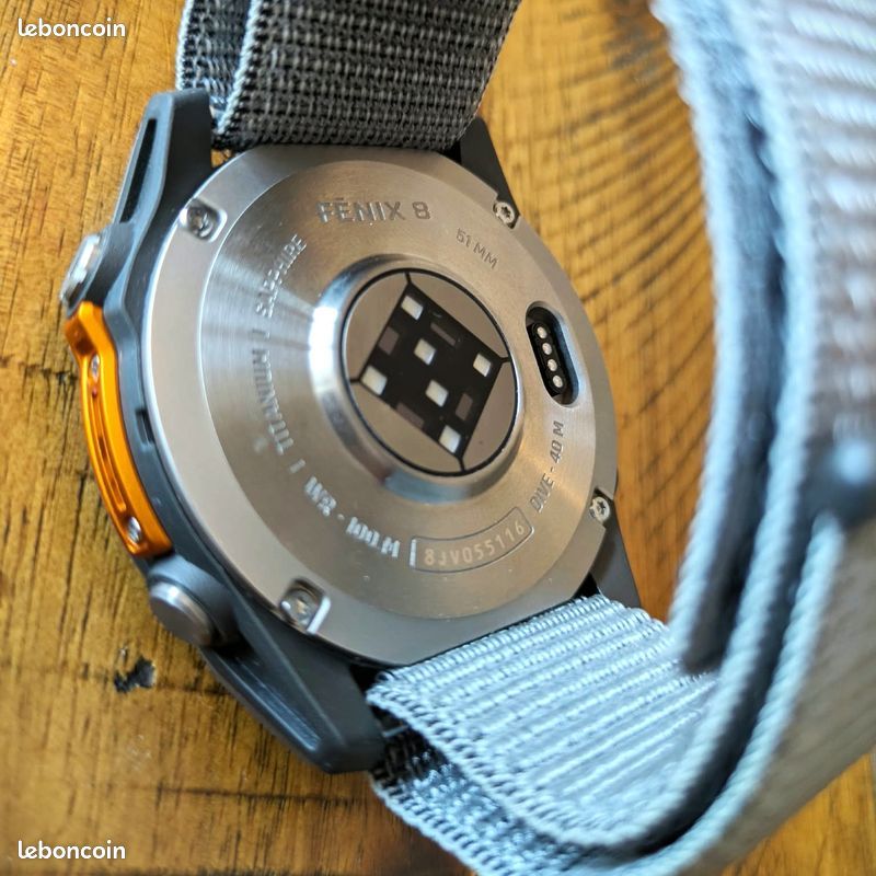 Garmin Fenix 8 AMOLED Sapphire Titane 51mm (image 4)