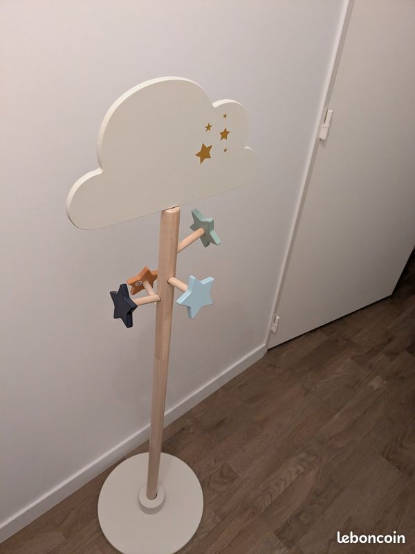 Porte manteaux enfant nuage blanc Atmosphera - Le Dépôt Bailleul