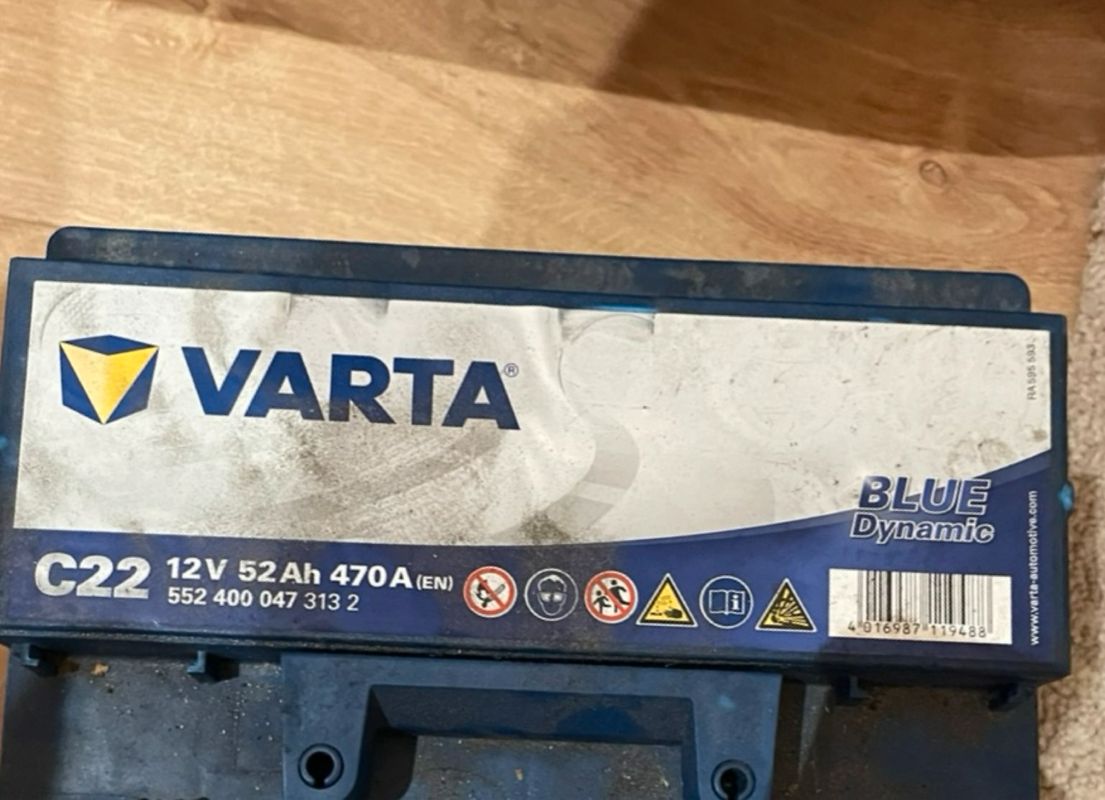 Batterie VARTA 52ah 470a - Équipement auto