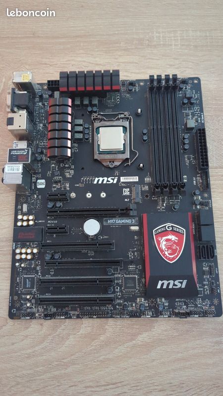 Carte mère MSI H97 Gaming CPU Intel Core i7-4790 Accessoires
