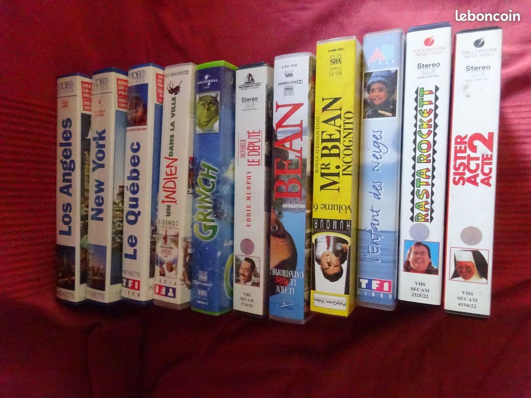 Lot de 11 cassettes VHS vidéo (image 1)