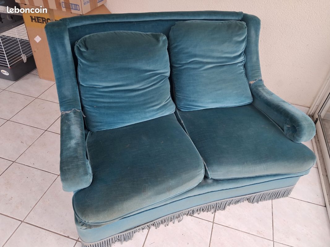 Canapé et fauteuil baroco (image 1)