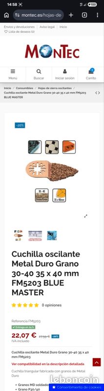 Lames scie segment carbure (image 7)