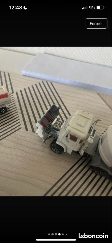 Camion Citerne Majorette Esso – Miniature Vintage, Occasion, Jouet Collection