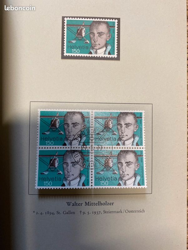 Lot 3 albums timbres suisses (image 10)