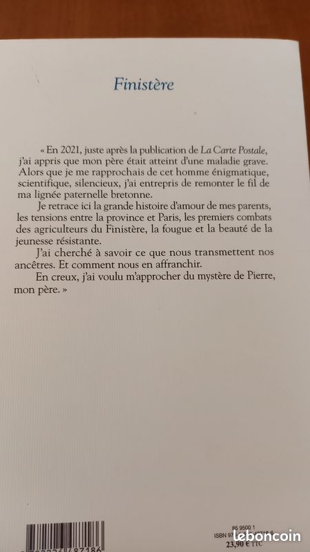 Livre Finistère d'Anne Berest (image 3)