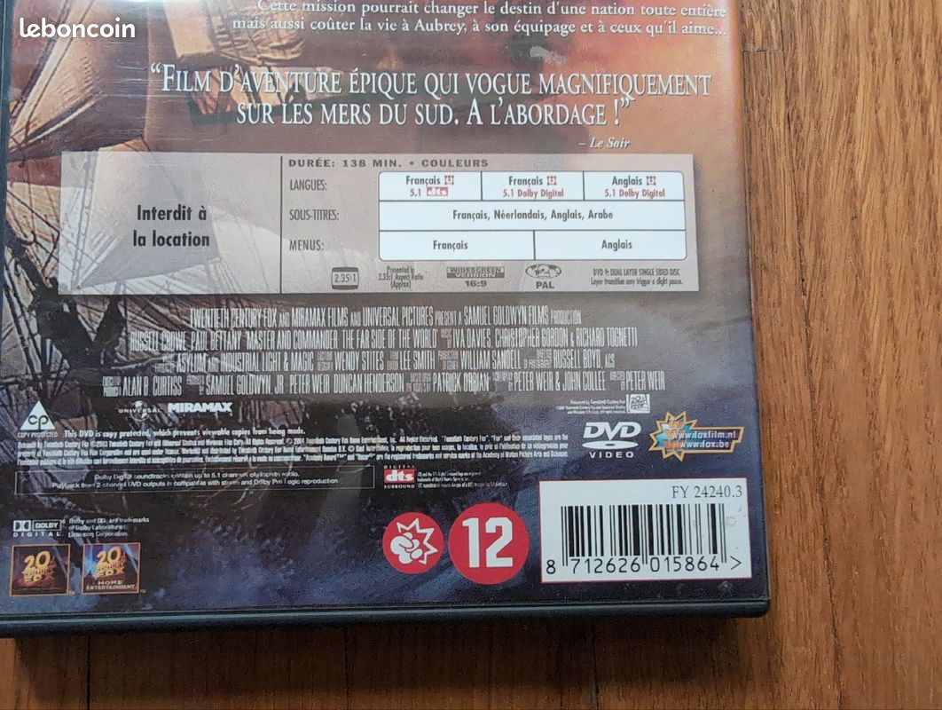 DVD Master and Commander (image 3)