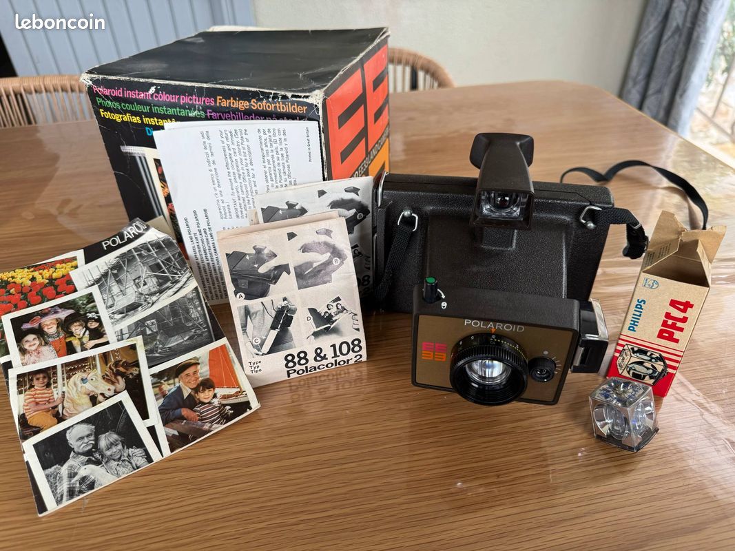 Appareil Photo Vintage Polaroid EE33 N°2 - Argentique, Fonctionnel