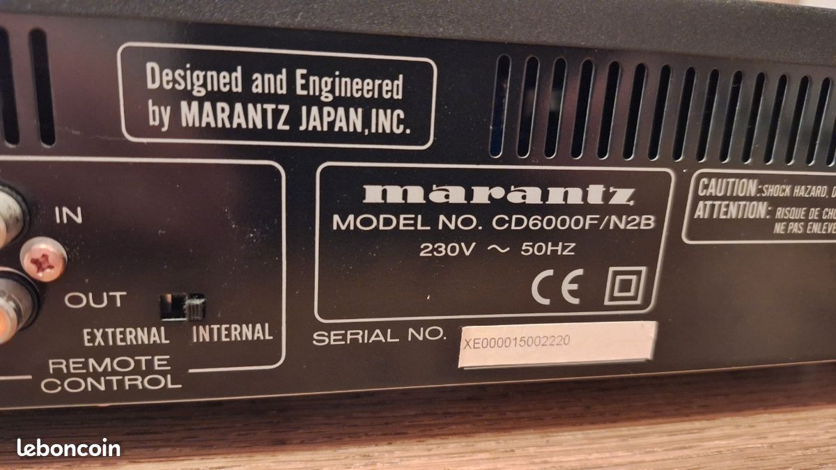 Amplificateur Marantz DMA-1 Monaural Puissance - Vintage Couleur Or - Bon état