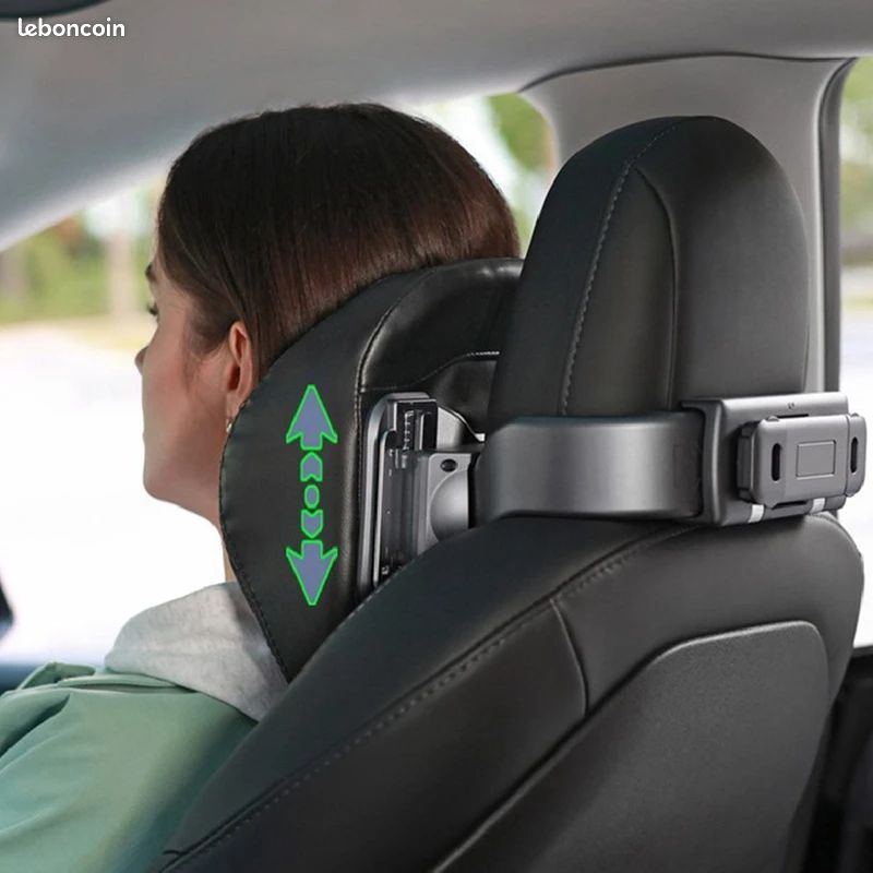Support 2 en 1 adaptateur portable smartphone tablette universel Appuie-tête voiture neuf (image 1)