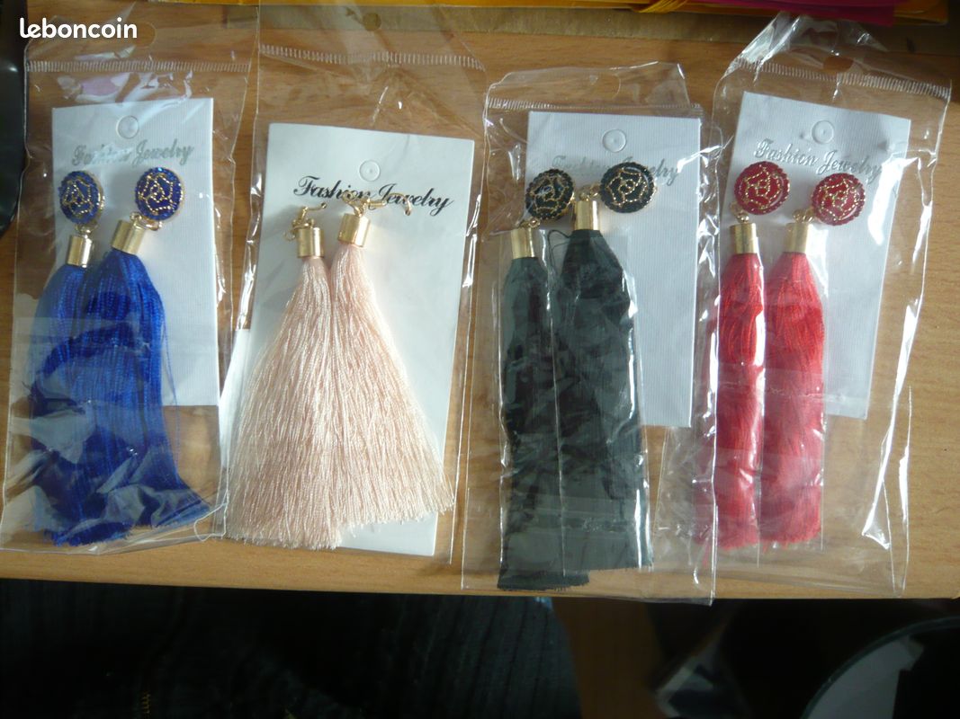 Boucles d'oreilles - fantaisie 1 (image 2)