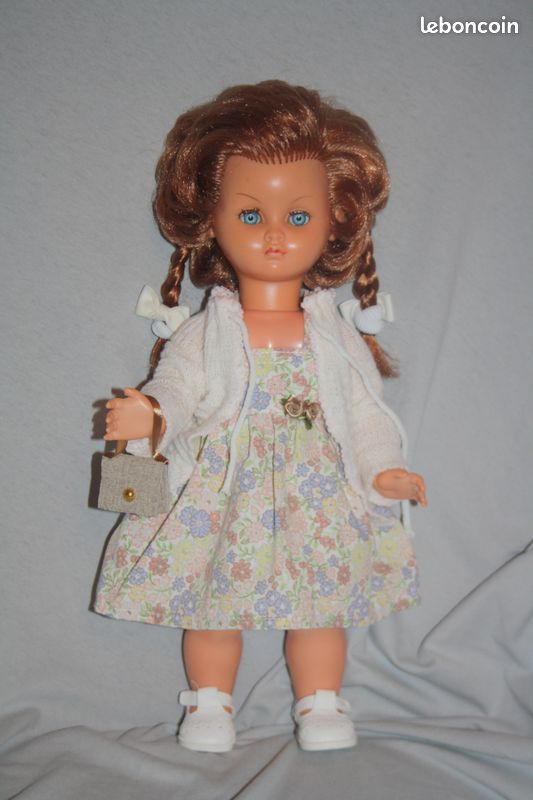 Poupée Bella Vintage Années 1960, Taille 32cm, Plastique, Très Belle état D'origine