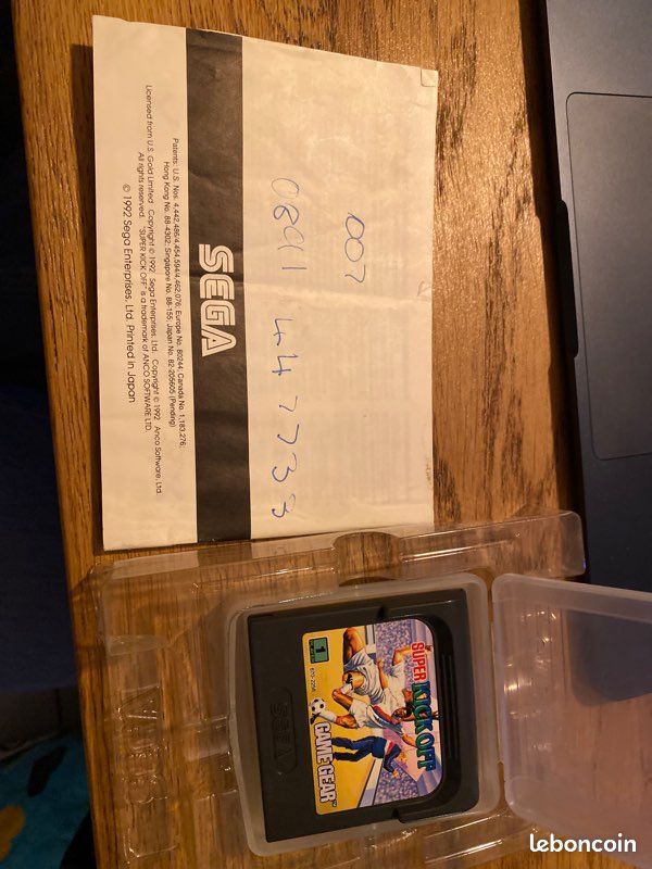 Jeu Super Kick Off - Sega Game Gear - PAL - Bon état