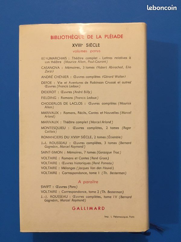 La Pleiade: Diderot, Oeuvres ~ 1951 (image 2)