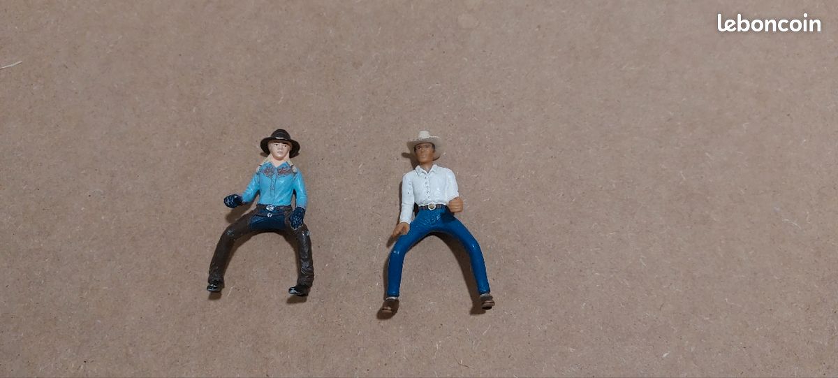 Cavalier et cavaliere Shleich Western équitation (image 1)
