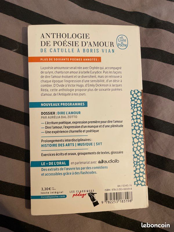 Livre anthologie de poésie, d’amour de Boris Vian (image 3)