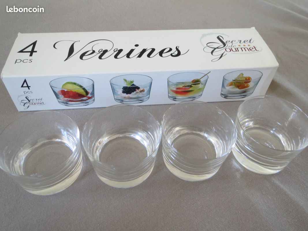 4 Verrines en verre (Secret de Gourmet) (image 3)