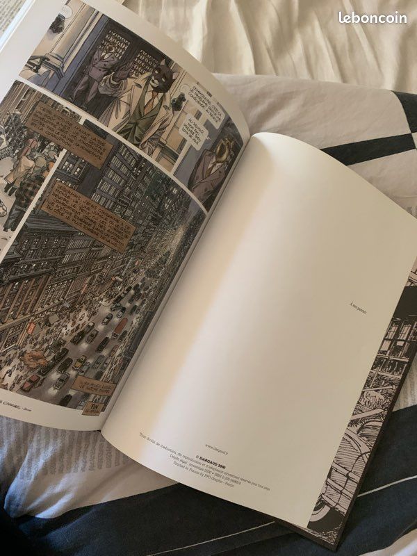 Blacksad – Tome 1 : Quelque part entre les ombres – Édition originale – Premier tirage (2000) + article de presse d’époque (image 8)