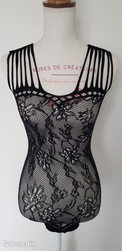 Mini Robe Résille Florale Leg Avenue Taille Unique S/M/L (36-40) (image 1)