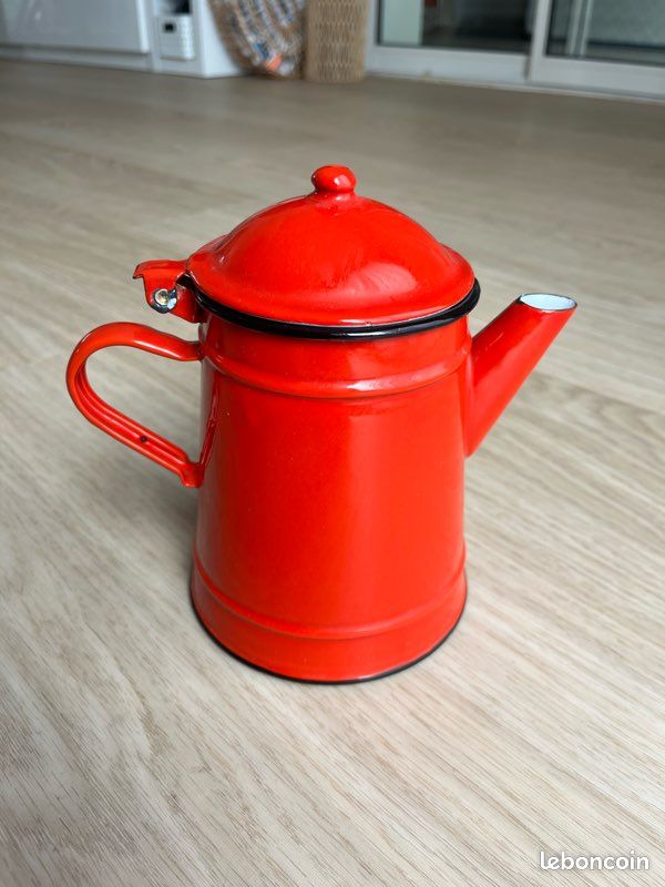 Théière glacée vintage Mr. Coffee TM1 2 qt pichet rouge extra machine à