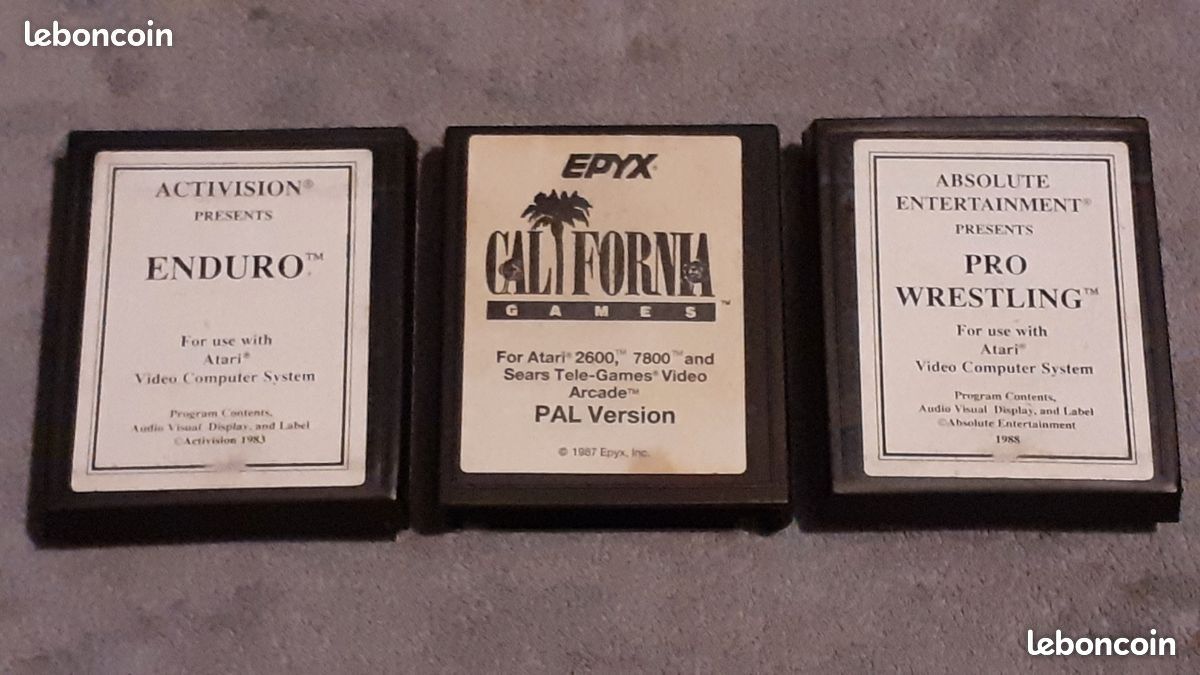 California Games Atari 2600 - Prix - Photo - Présentation