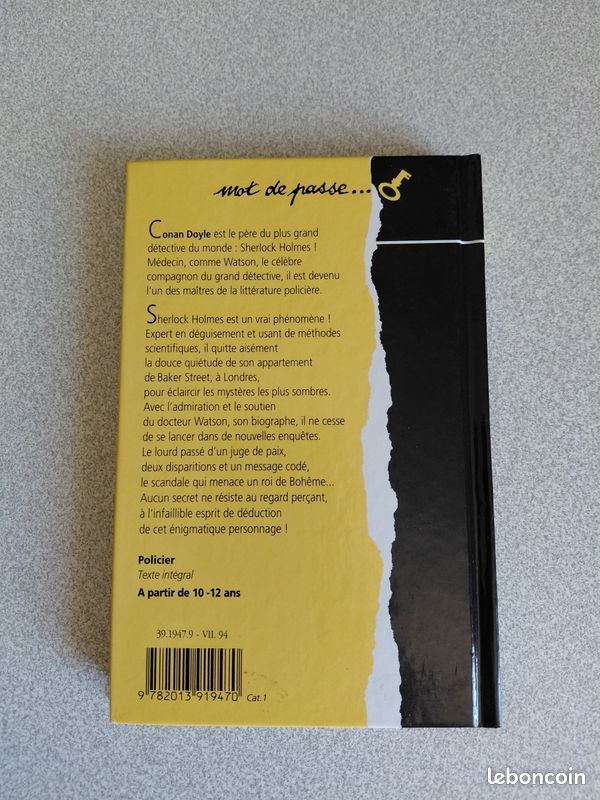 Livre Sherloc Holmes enquête (image 2)