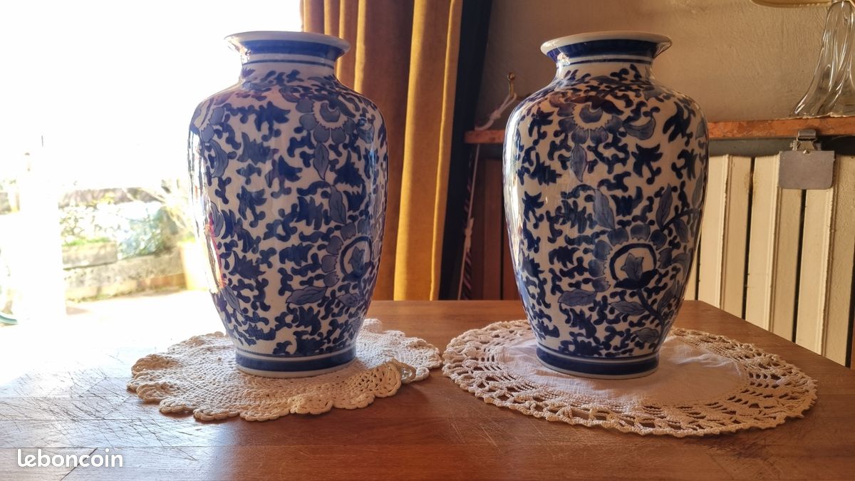 Lot de 2 vases inspiration asiatique (image 3)