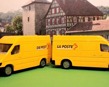 MERCEDES SPRINTER DIE POST SUISSE POSTE 1/43 D21