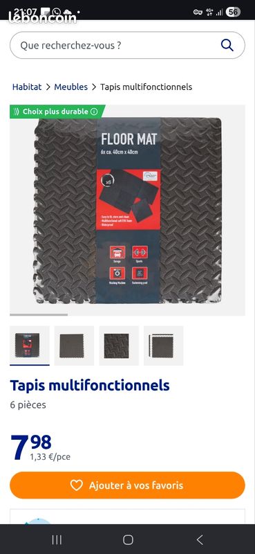 Tapis multifonction (image 1)