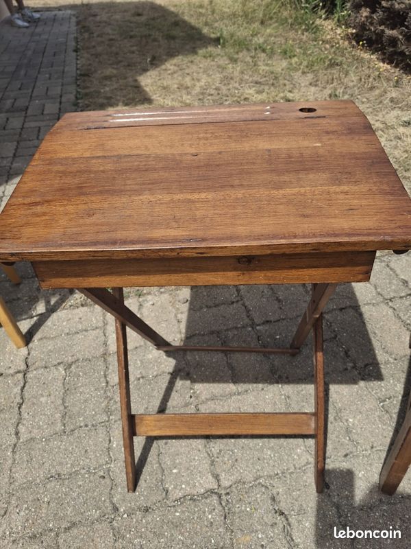 Pupitre bureau vintage pliant (image 1)