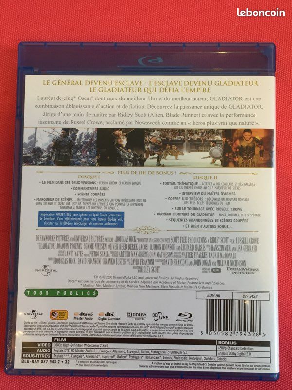 Gladiator - Edition spéciale - Blue Ray (image 2)