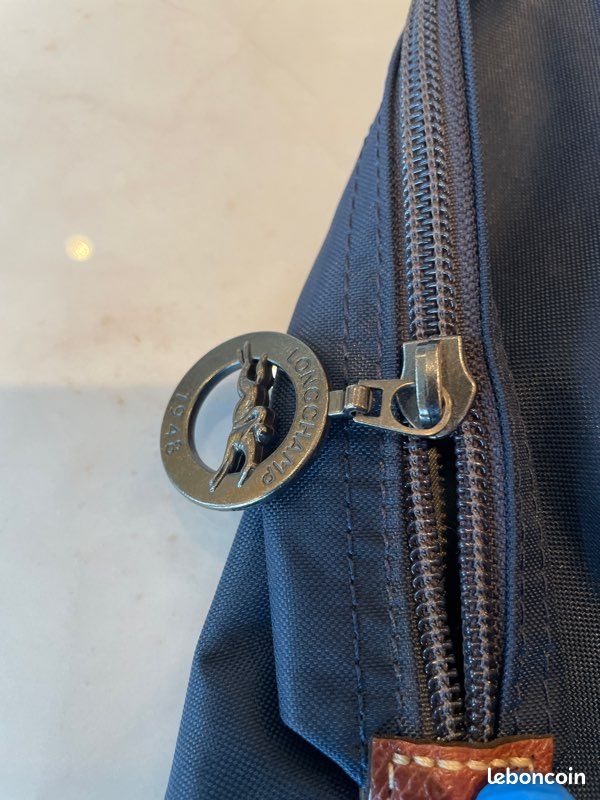 Sac de voyage pliable longchamps bleu marine (image 5)
