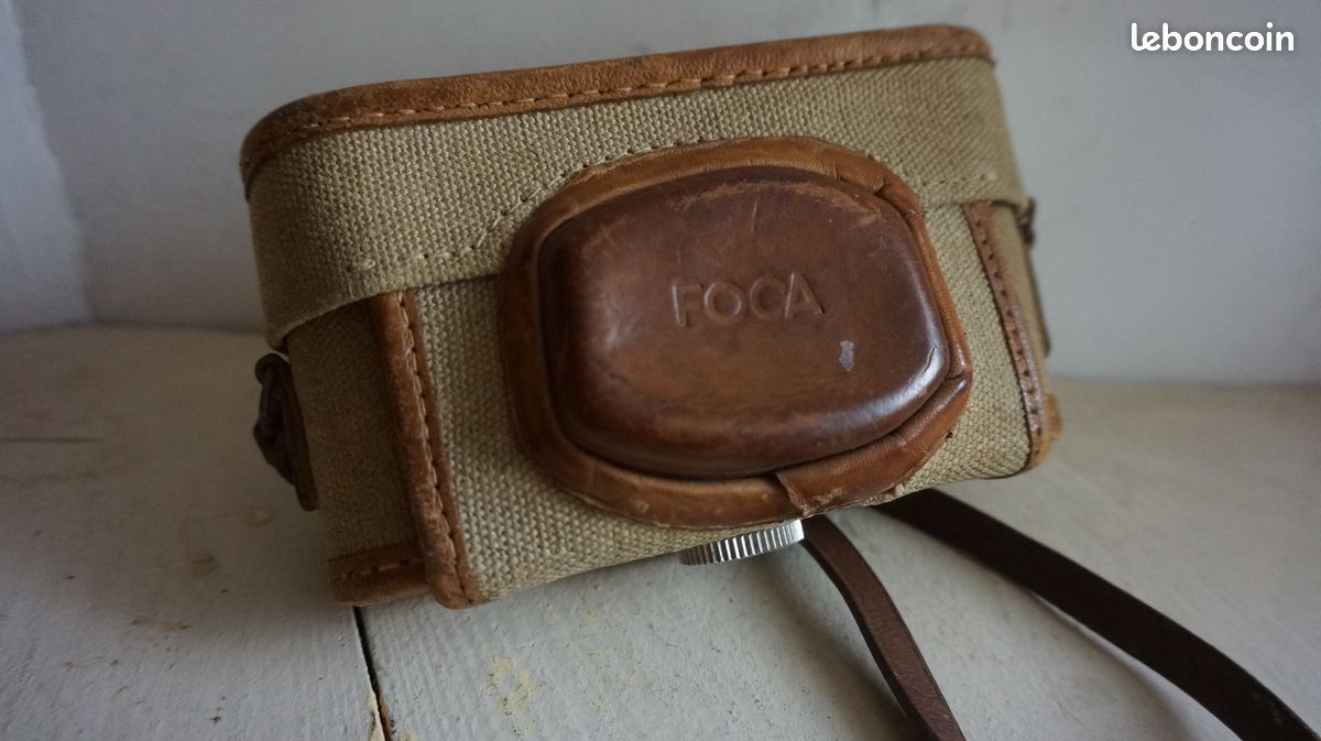 Foca, rare étui toile et cuir original 1947 aen bel état (image 1)