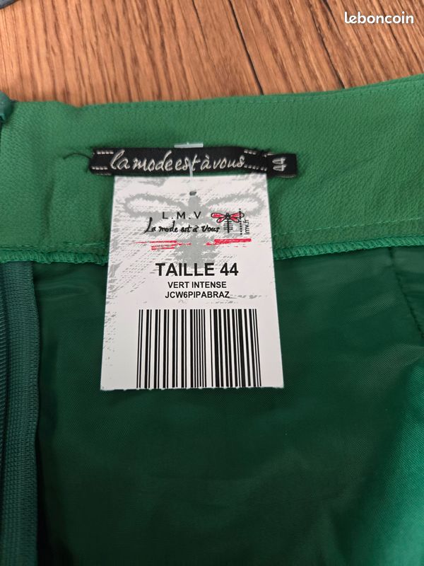 Jupe-short 32 Degrés - Taille L - Verte - Neuf Avec étiquettes