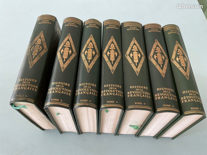 JULES MICHELET. HISTOIRE LE LA RÉVOLUTION FRANÇAISE. 7 tomes (image 1)