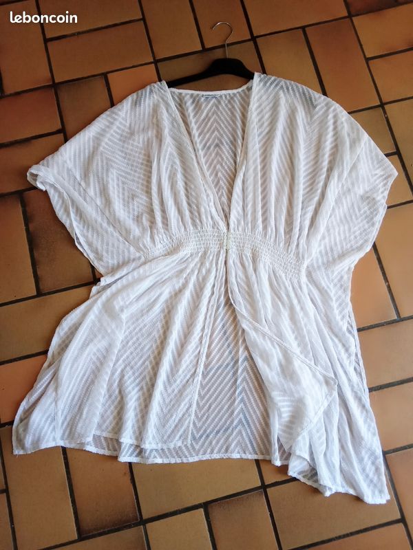 VENDU...Robe tunique de plage LOLA Paris ( ou déshabillé) comme Neuve de 38 à 42 (image 9)