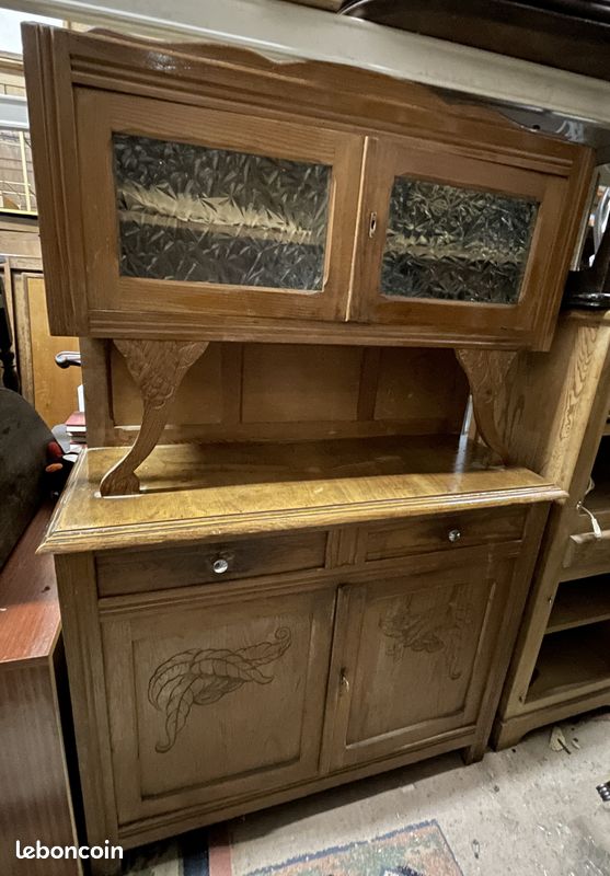 Buffet en pin Vintage années 30 (image 1)