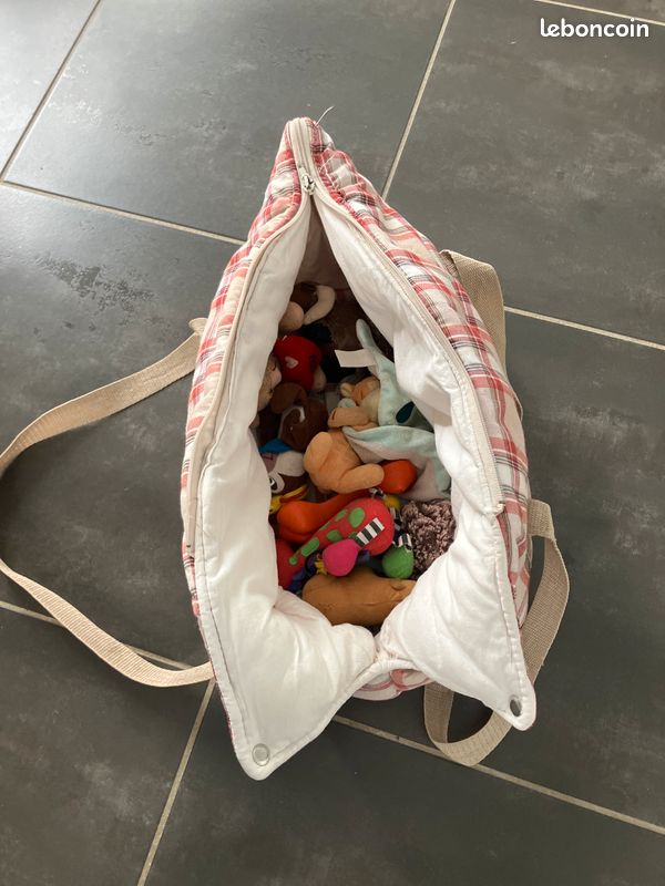 Sac transport petit chien avec jeu (image 1)