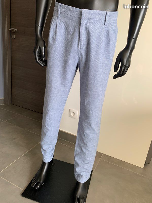 Pantalon bleu clair - Devred - taille 44 (image 1)