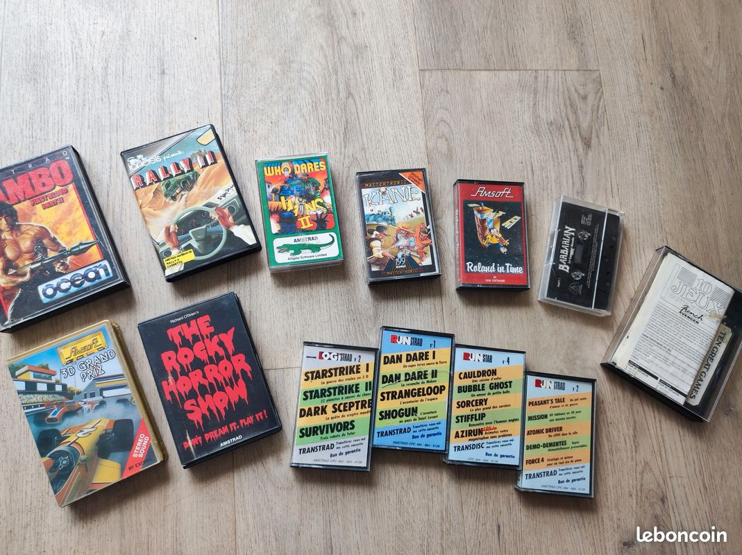 Lot ou detaill jeux PC amstrad (image 1)