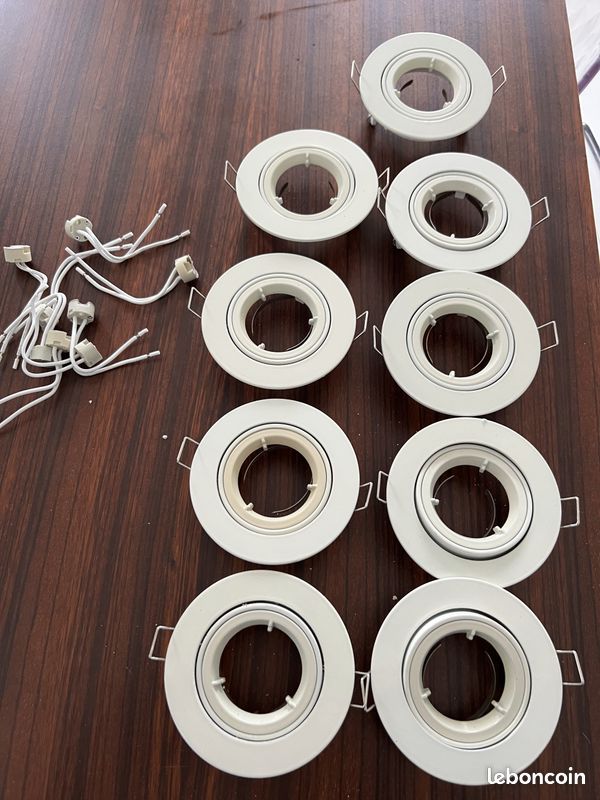 Spots encastrables diam 96mm percage 80mm (image 1)