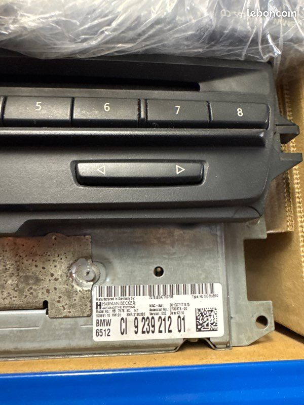 BMW Radio/CD/GPS CI Player 923921201 9239212 (image 2)