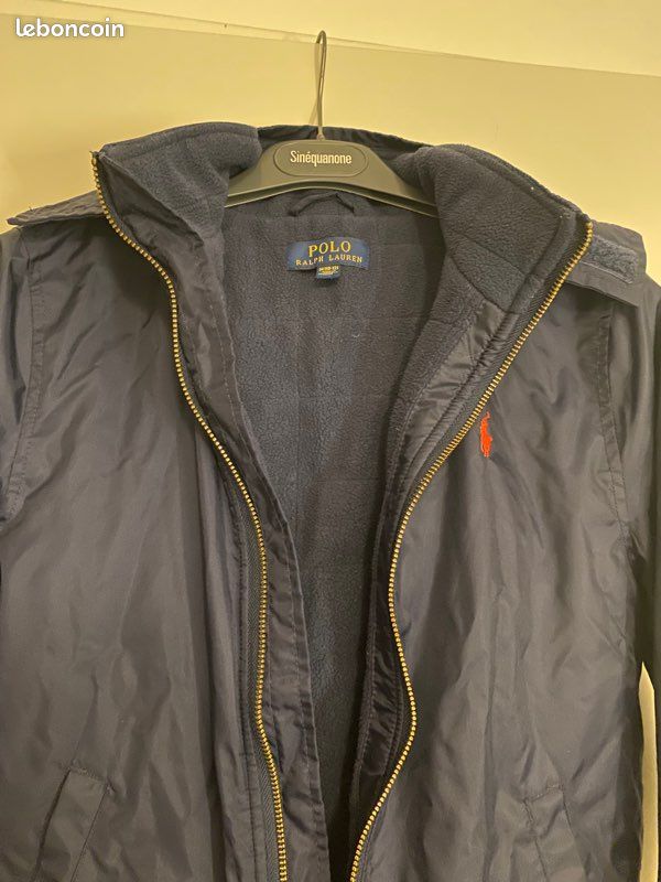 Imperméable Ralph Lauren enfant bleu marine (image 3)