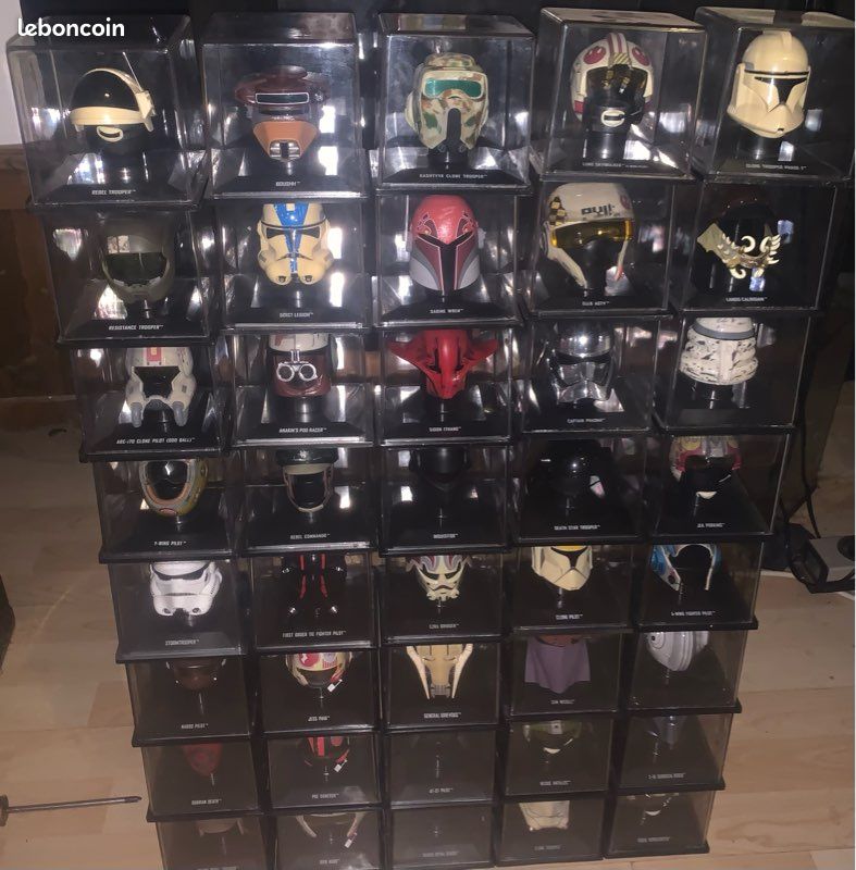 Collection de 40 casques Star Wars Altaya Helmet Collection 1/5 – Rare (image 2)