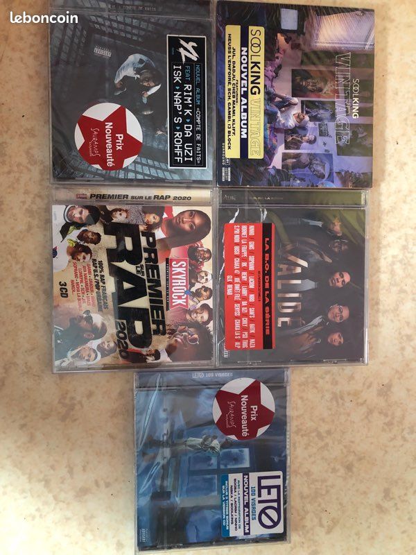 Lot de 5 album de rap (image 2)