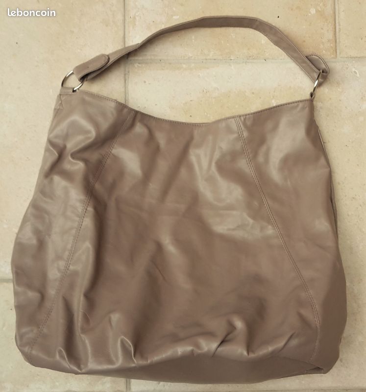 Sac à main fourre tout vieux rose RODIER (image 1)