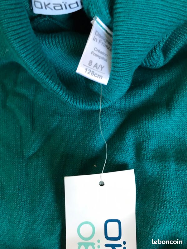 Sous pull neuf Garçon, 8 ans, Okaidi (image 2)